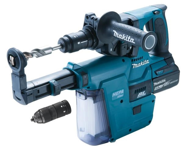 Borhammer 18V SDS+ komplett m/støvsuger : netto : | Makita | Bor- og meiselhammer, Elektroverktøy, Makita