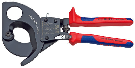 Knipex Kabelkutter Med Skralle 280 Mm