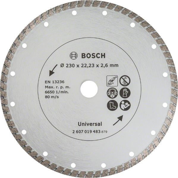 Bosch Diamantblad 230mm PL Turbo | Bosch | Bosch, Flis - kapp og slip, Kutte- og slipeskiver, Maskin tilbehør