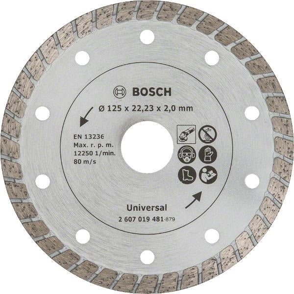 Bosch Diamantblad 125mm PL Turbo | Bosch | Bosch, Flis - kapp og slip, Kutte- og slipeskiver, Maskin tilbehør