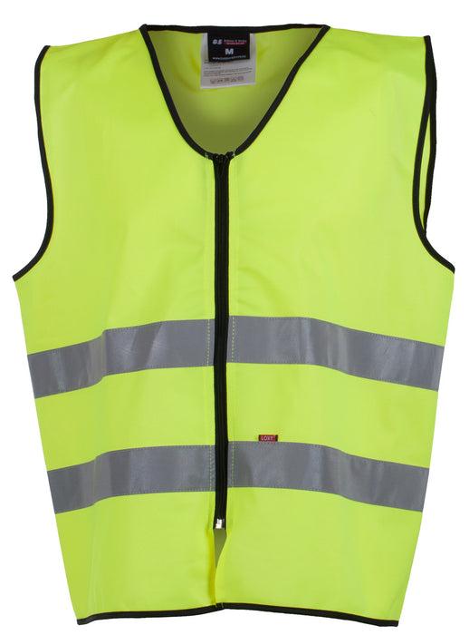 REFLEKSVEST GUL KL. 2 M | BEKKEN & STRØM | Arbeidsklær, BEKKEN & STRØM, Synlighets bekledning, Vester