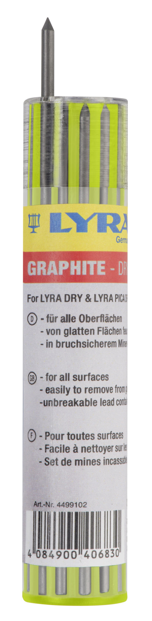 Lyra Dry Reservestift Graphite | Lyra | Lyra, Merkeutstyr, Tusjer og penner