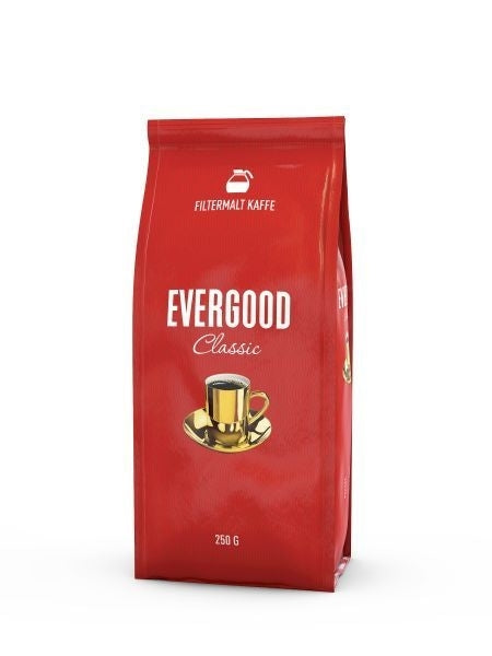 Evergood Filterkaffe 250gram | Evergood | Evergood, Kontor- og brakkeartikler, Mat og drikke