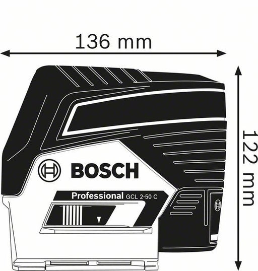 Kombilaser GCL 2-50 MR2 | Bosch | Bosch, Laser, Linjelasere, måleutstyr og instrumenter