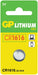 GP Batteri Knappecelle CR1616 1-Pk | GP | Batterier, EL produkter, GP, Knappebatterier