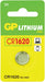 GP Batteri Knappecelle CR1620 1-Pk | GP | Batterier, EL produkter, GP, Knappebatterier