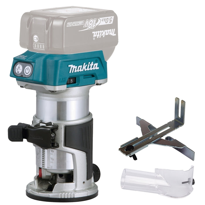 Makita DRT50Z Overfres 18V (Kun maskin) | Makita | Elektroverktøy, Fres-, høvel- og pussemaskiner, Makita