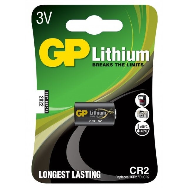 GP Batteri Photo CR2 1pk | GP | Batterier, EL produkter, GP, Knappebatterier