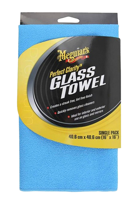 Meguiars PERFECT CLAR. GLASS TOWEL BLÅ | Meguiar's | Bilpleie og båtpleie, Diverse bilpleie, Meguiar's