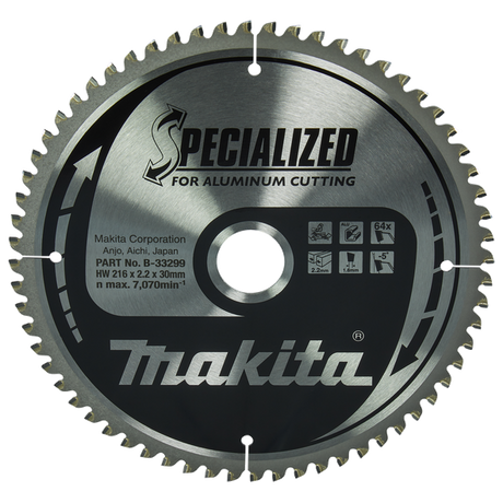 Makita Sagblad Alu 216X30 Mm 64T