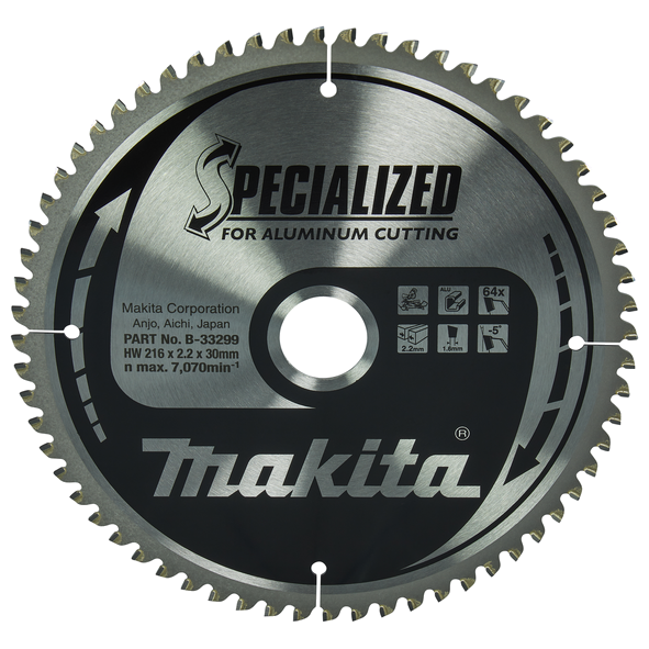 Makita Sagblad Alu 216x30mm 64T | Makita | Makita, Maskin tilbehør, Sagblader, Ukategorisert