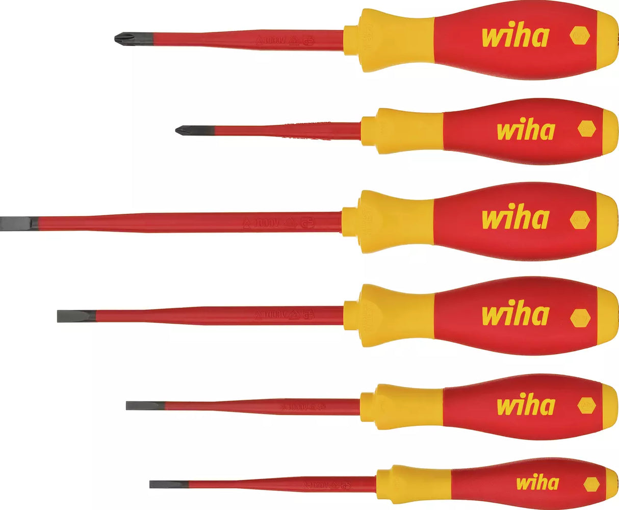 Wiha Skrutrekkersett Slimfix 1000V 6 Deler
