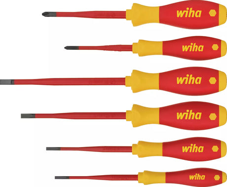 Wiha Skrutrekkersett Slimfix 1000V 6 Deler