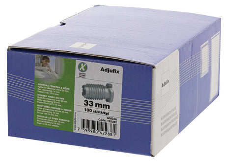 Adjufix Karmhylse WM 33 Mm 100 Stk