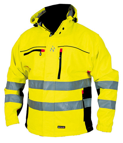 BEKKEN & STRØM Jakke Softshell Bergset Varsel Kl 3