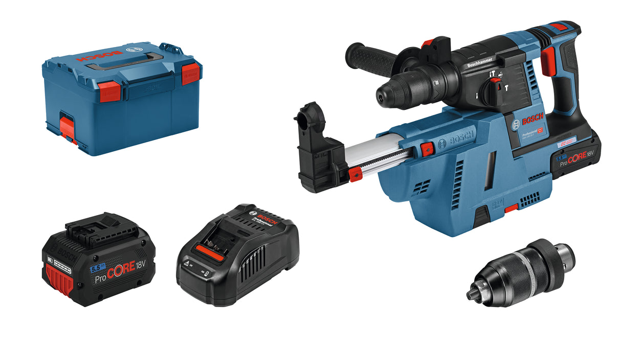 Bosch Borhammer Gbh 18V-26 For Gde 2X5,5 L-Boxx