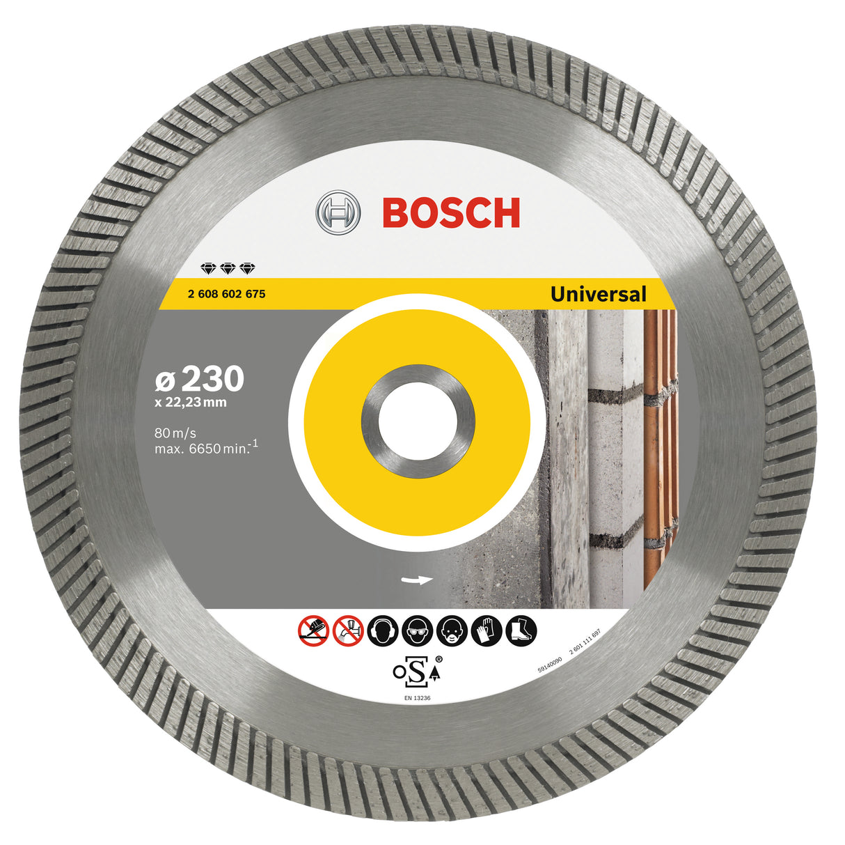 Bosch Diamantblad Best Universal Turbo 230 Mm