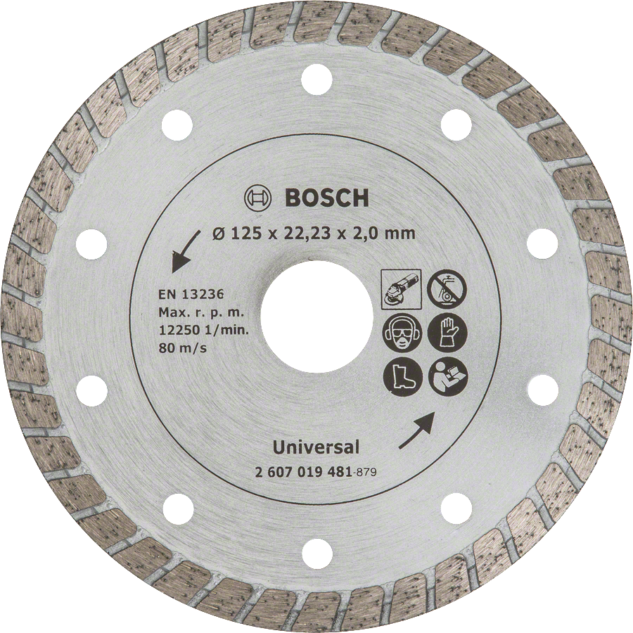 Bosch Diamantblad Pl Turbo 125 Mm