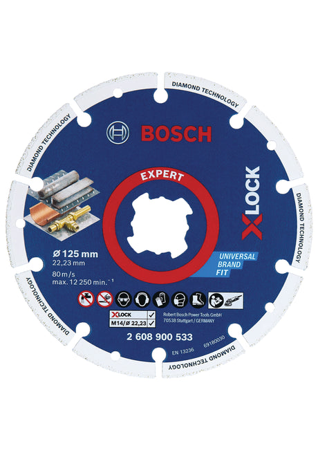 Bosch Diamantskive Til Metall XLock 125 Mm