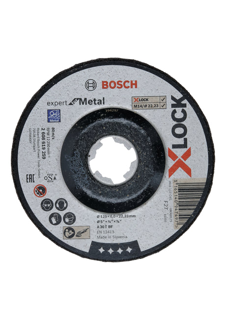 Bosch Slipeskive X-Lock Efm 125X22,2X6Mm