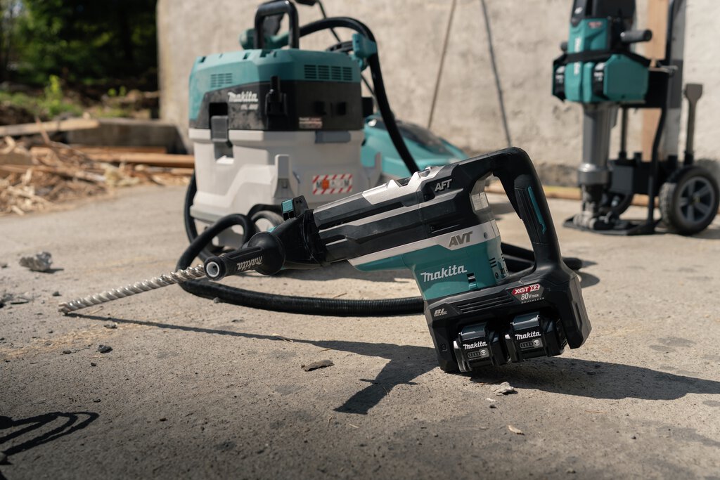 Makita Kombihammer SDS+ XGT 2x40V HR006G Uten Batteri Og Lader