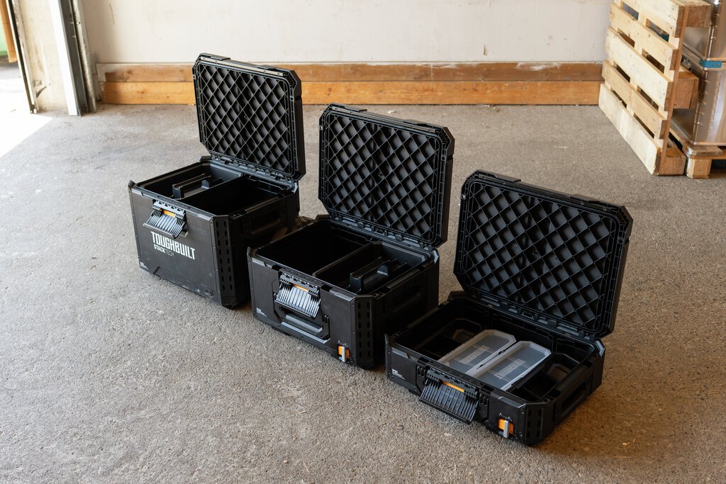 ToughBuilt Startsett Systemkasser Stackteck 3 Deler