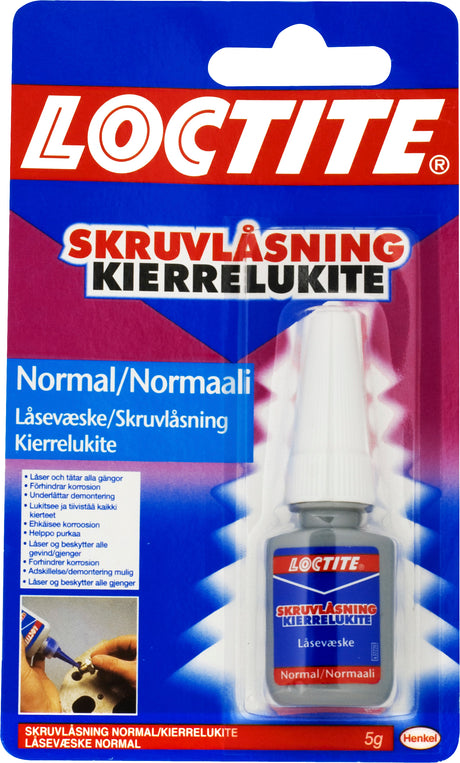 Loctite Skruelåsing Loctite Normal 5 Gr