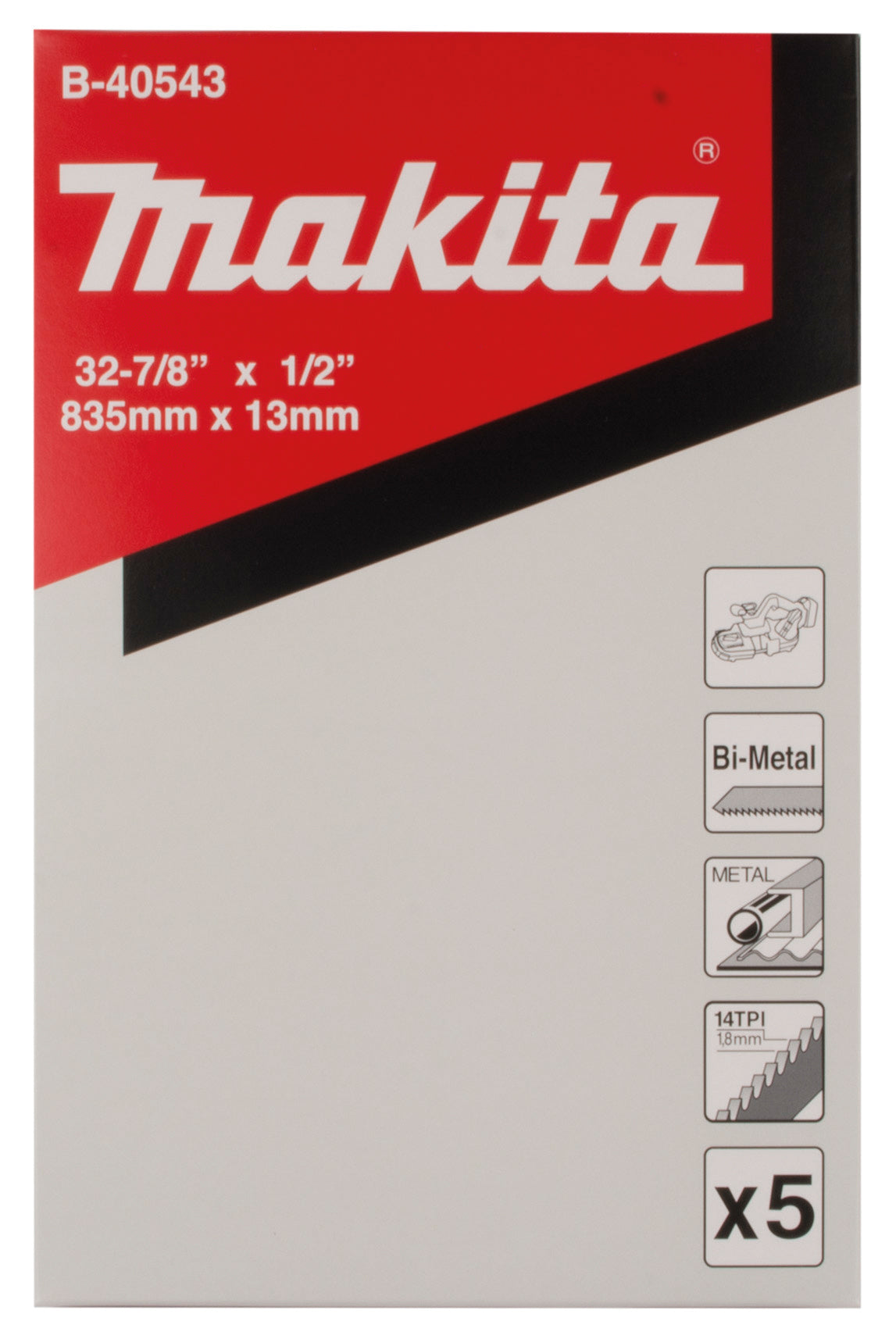Makita Båndsagblad Bi-Metall13X0,5X835 Mm