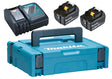 Makita Batterisett 2Xbl1850B Ink.Lader