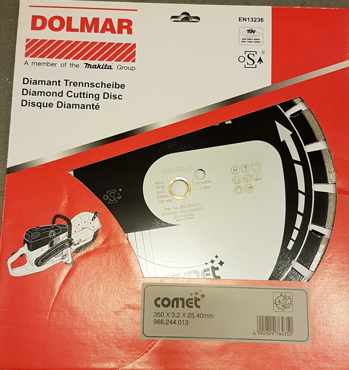 Makita Diamantskive Comet 300-20 Mm