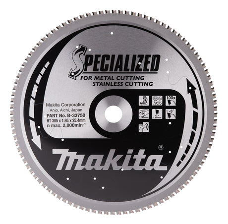 Makita Sagblad For Metall A4 Tct 305X25,4 Mm 100T