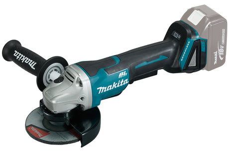 Makita Vinkelsliper 18V Bl Safe 125Mm Uten Batteri Og Lader