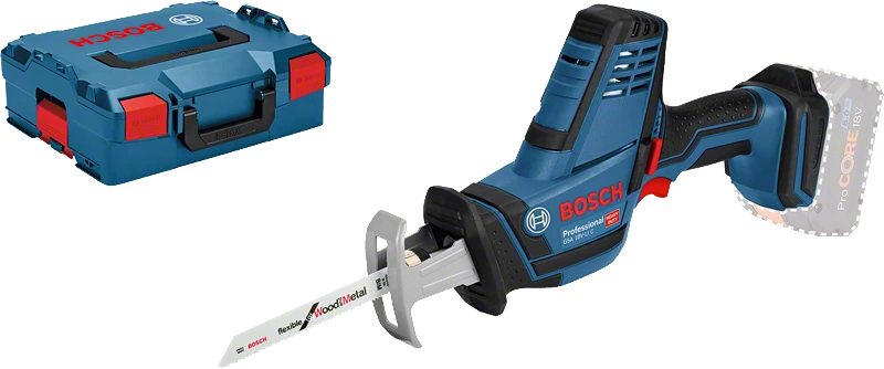 Bosch - Bajonettsag Gsa 18V-Li Compact Uten Batteri Og Lader L-Boxx